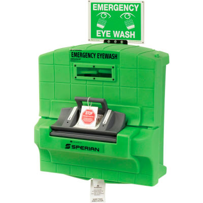 PureFlow 1000 Emergency Eyewash Station - 7 Gal (Holds Two 3.5 Gal Cartridges)