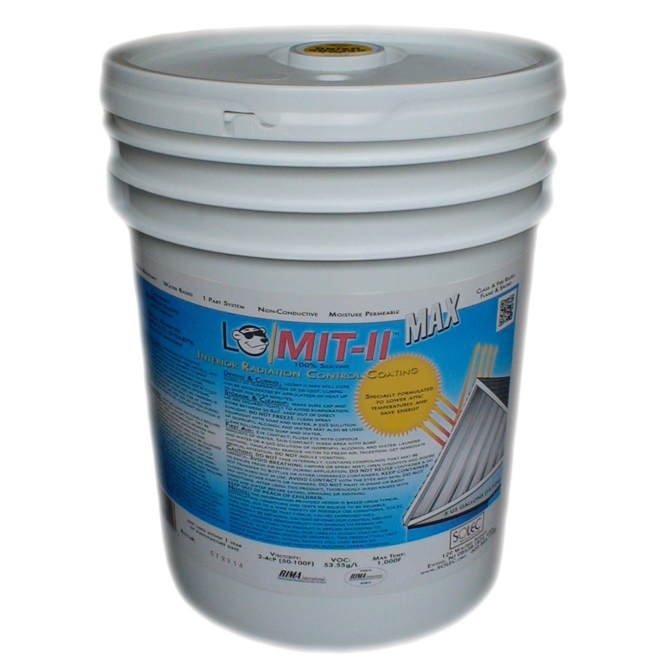 Radiant Barrier Coating MAX (5 Gal Pail)
