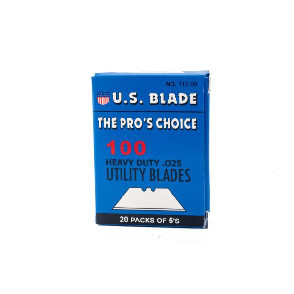 Replacement Blades for Heavy Duty Utility Knife (100/Box)