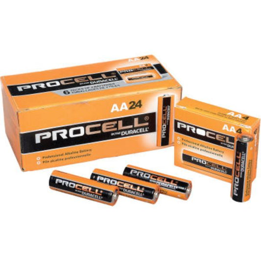 Duracell Procell 1.5V Alkaline Battery AA (24/Box)