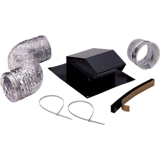 Broan RVK1A Flex Roof Vent Kit, Flexible Duct