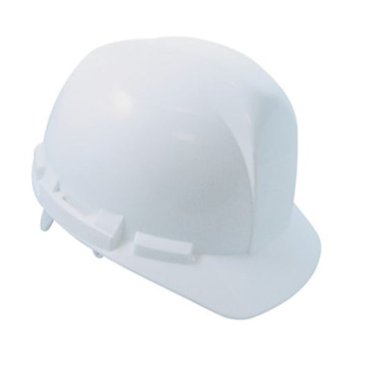 Hard Hat w/ Ratchet Suspension - White